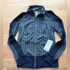 Lululemon Athletica Nice Asana Zip-Up Jacket size 10